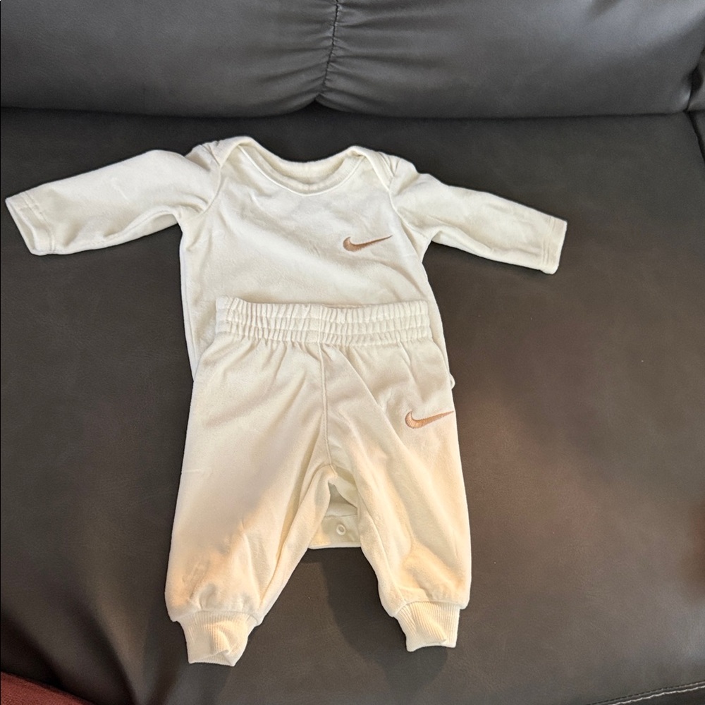 Nike Soft Cream Infant Two Piece Outfit